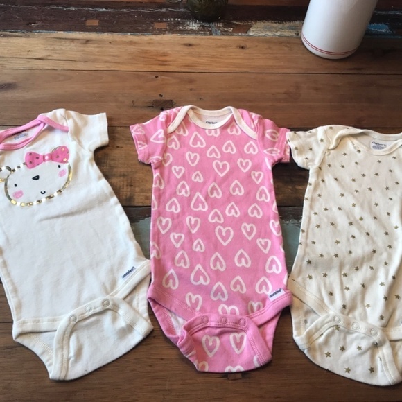 Gerbere Bundle of 3 Onesies Baby Size 6-9 M - Picture 5 of 11